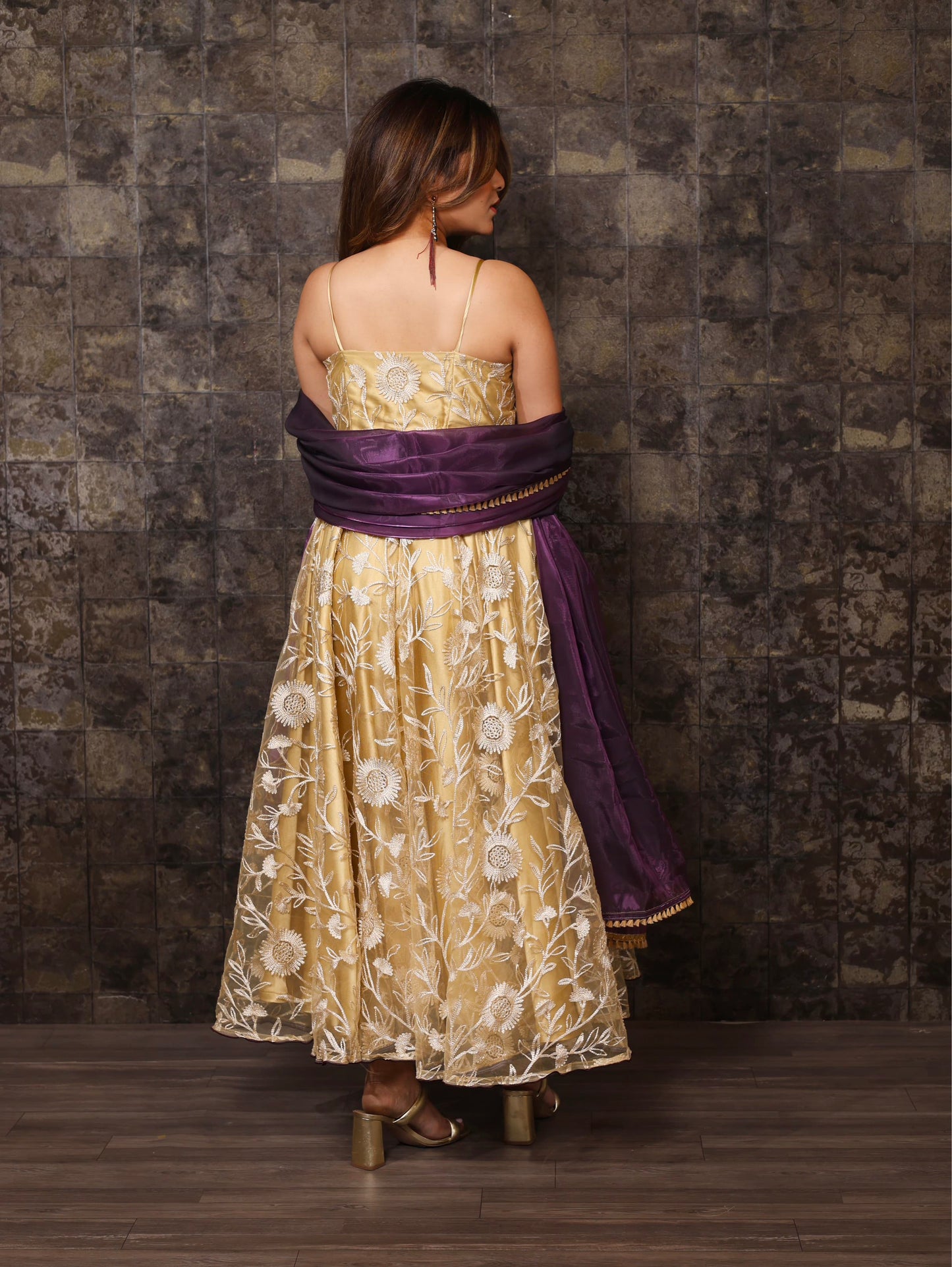 Anarkali (golden)