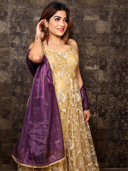 Anarkali (golden)