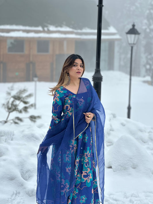 Anarkali (Blue)