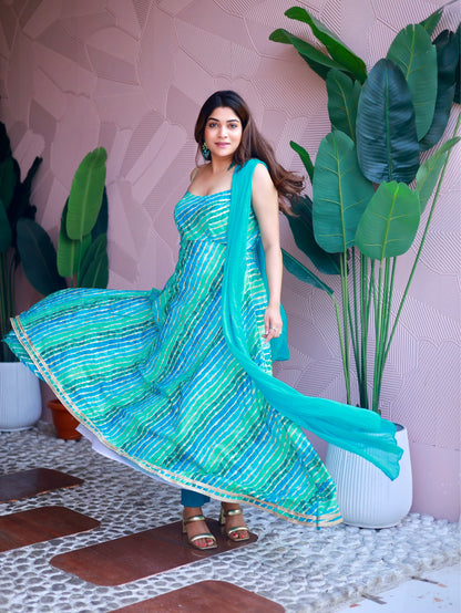 Anarkali (Skyblue)