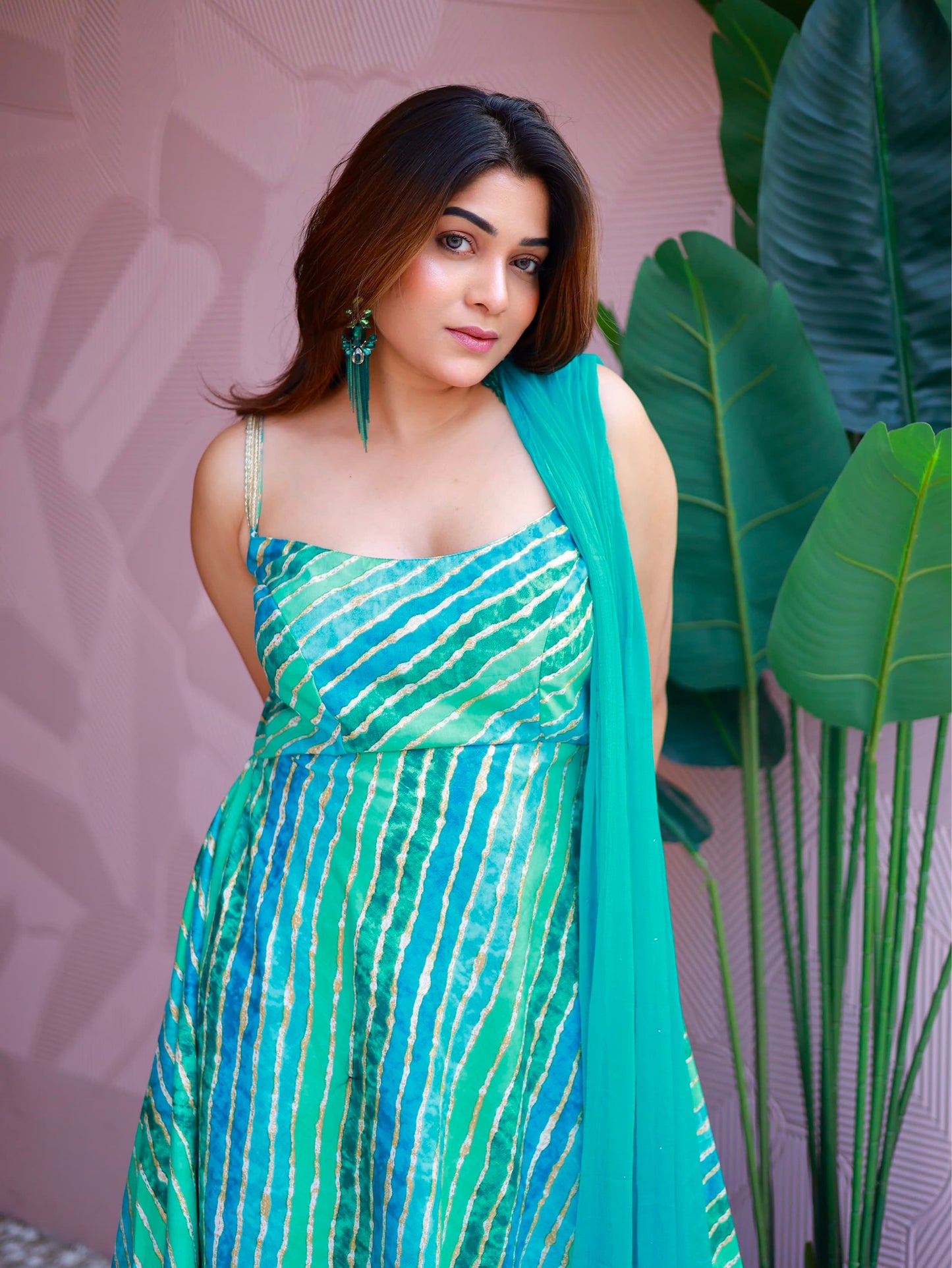 Anarkali (Skyblue)