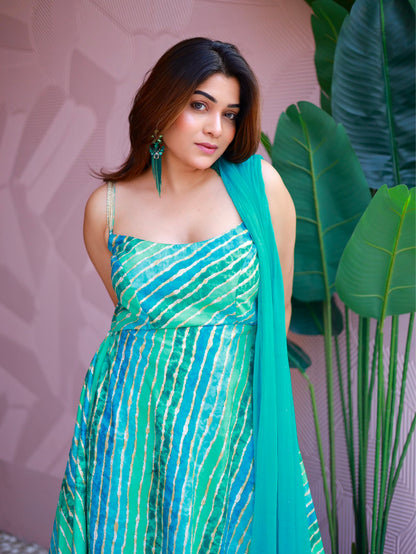 Anarkali (Skyblue)